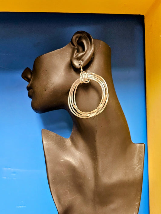 Saturns Rings earring