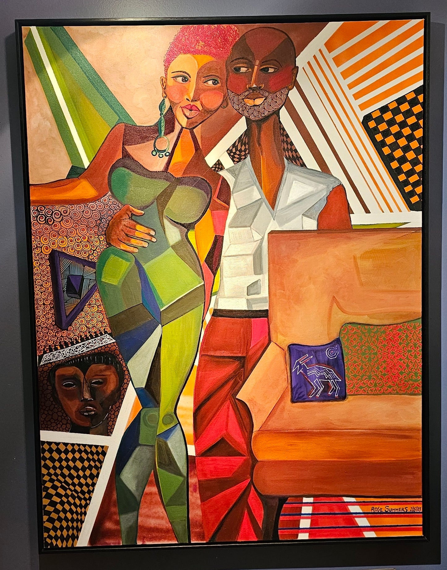 "Date Night at Home!" 30x39 inches
