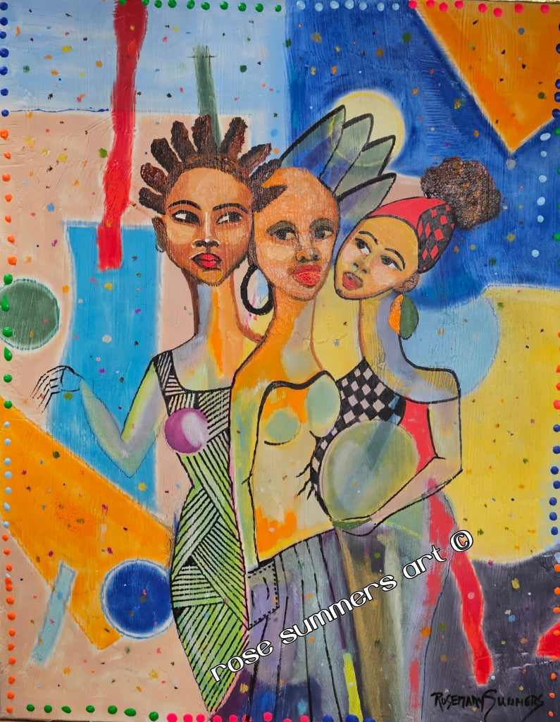 Celebrating Joy! 11x 14 inches-Original