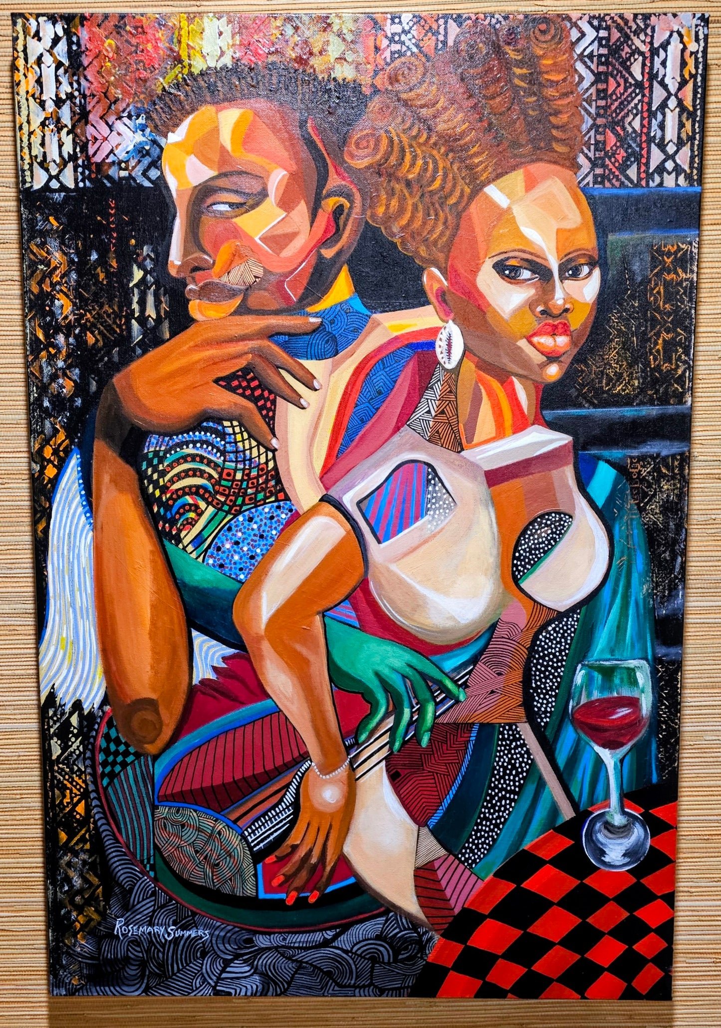 "He Loves Me' 24x36x1 inches/acrylic