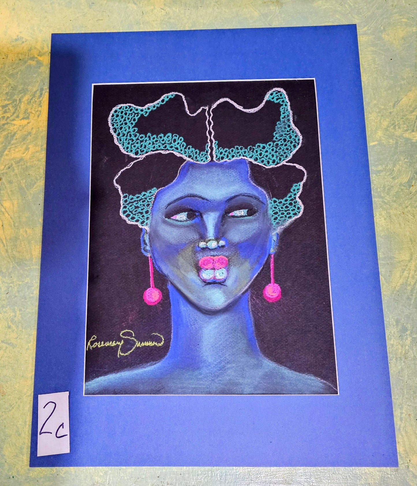 Tignon Woman 1790 Louisiana — “Under the Tignon” Mini Series
Original acrylic, painting on canvas board