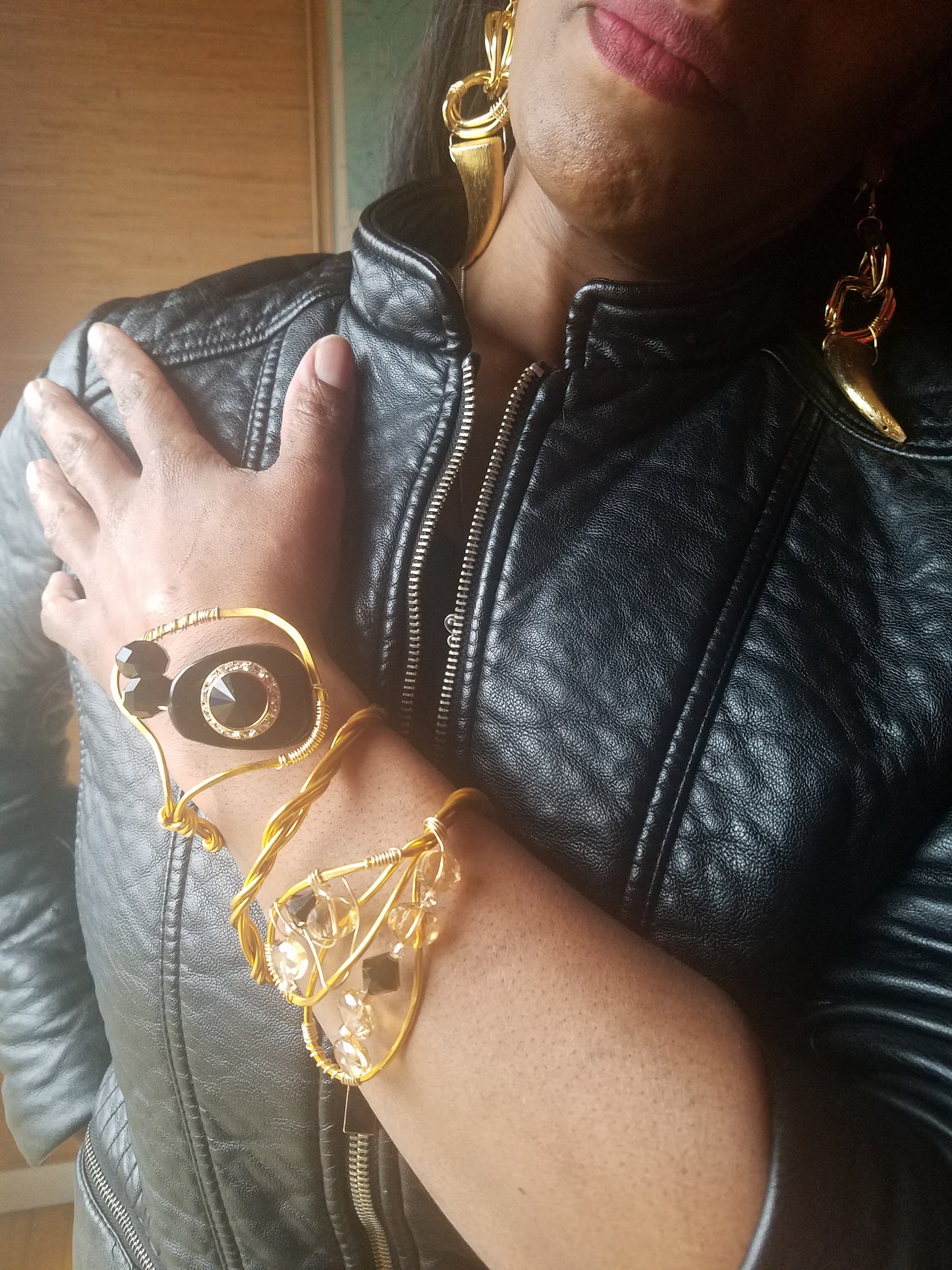 Brass Twisted wire cuff-SOLD!