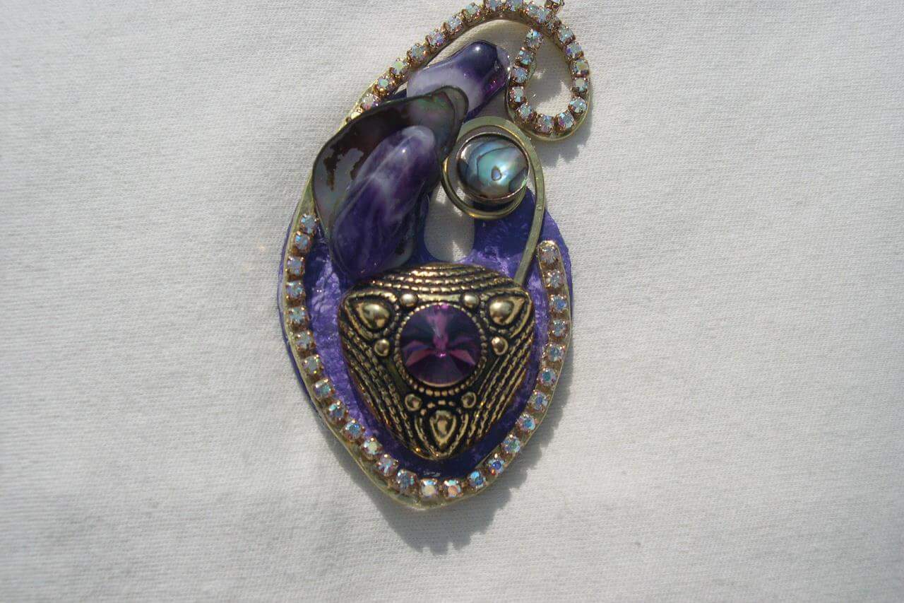 Amethyst brooch - SOLD!