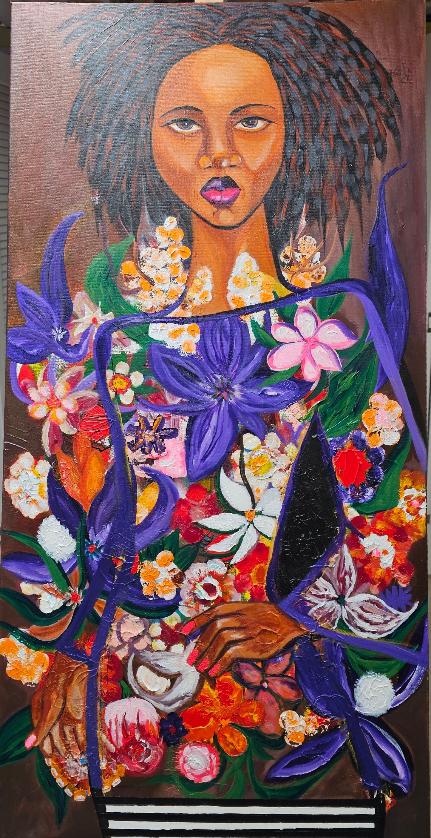 Flower Gurl!  24x48 inches