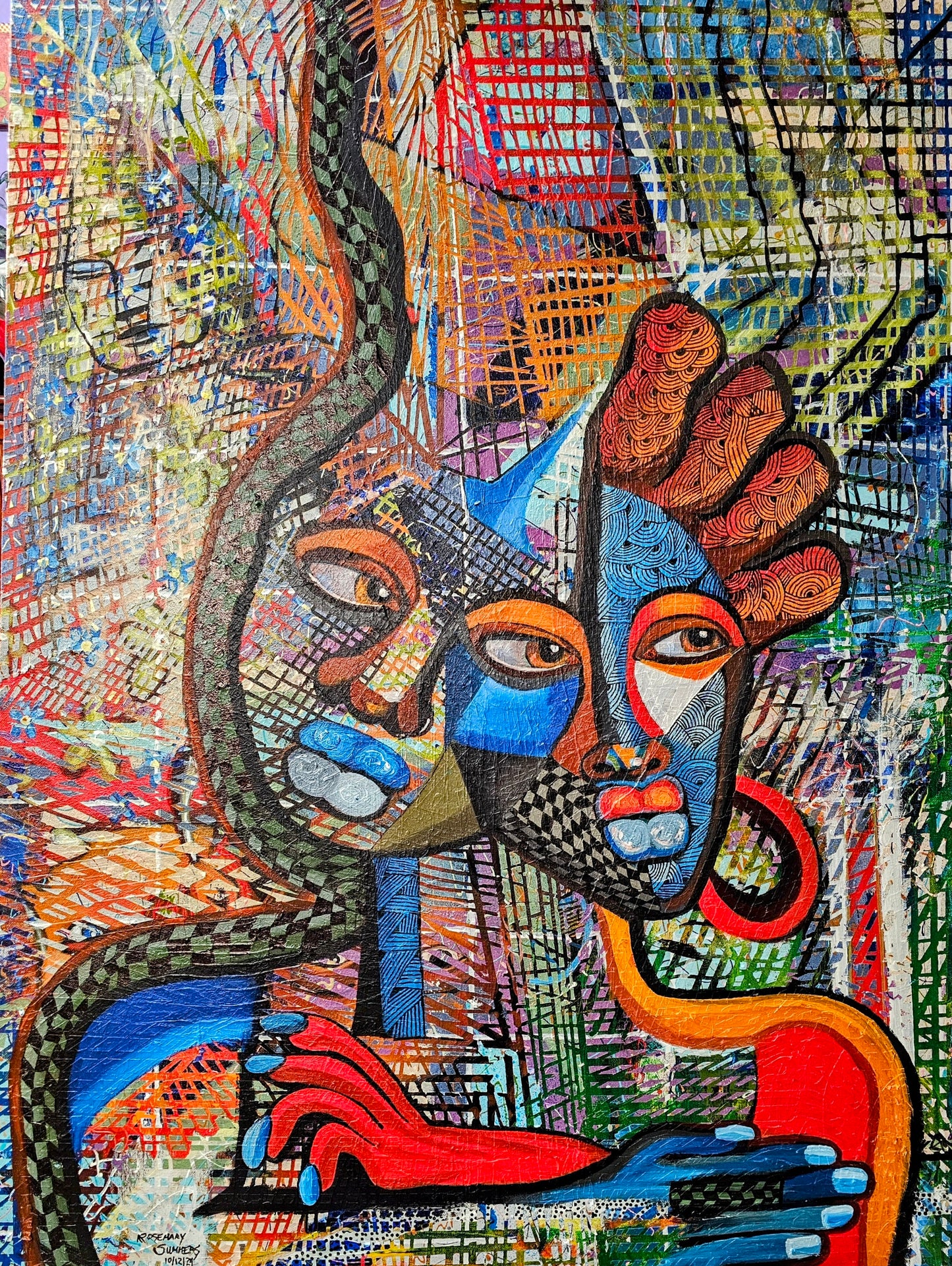 This Time We Got A Good Love!  30 x 40 x 1 inches-acrylic