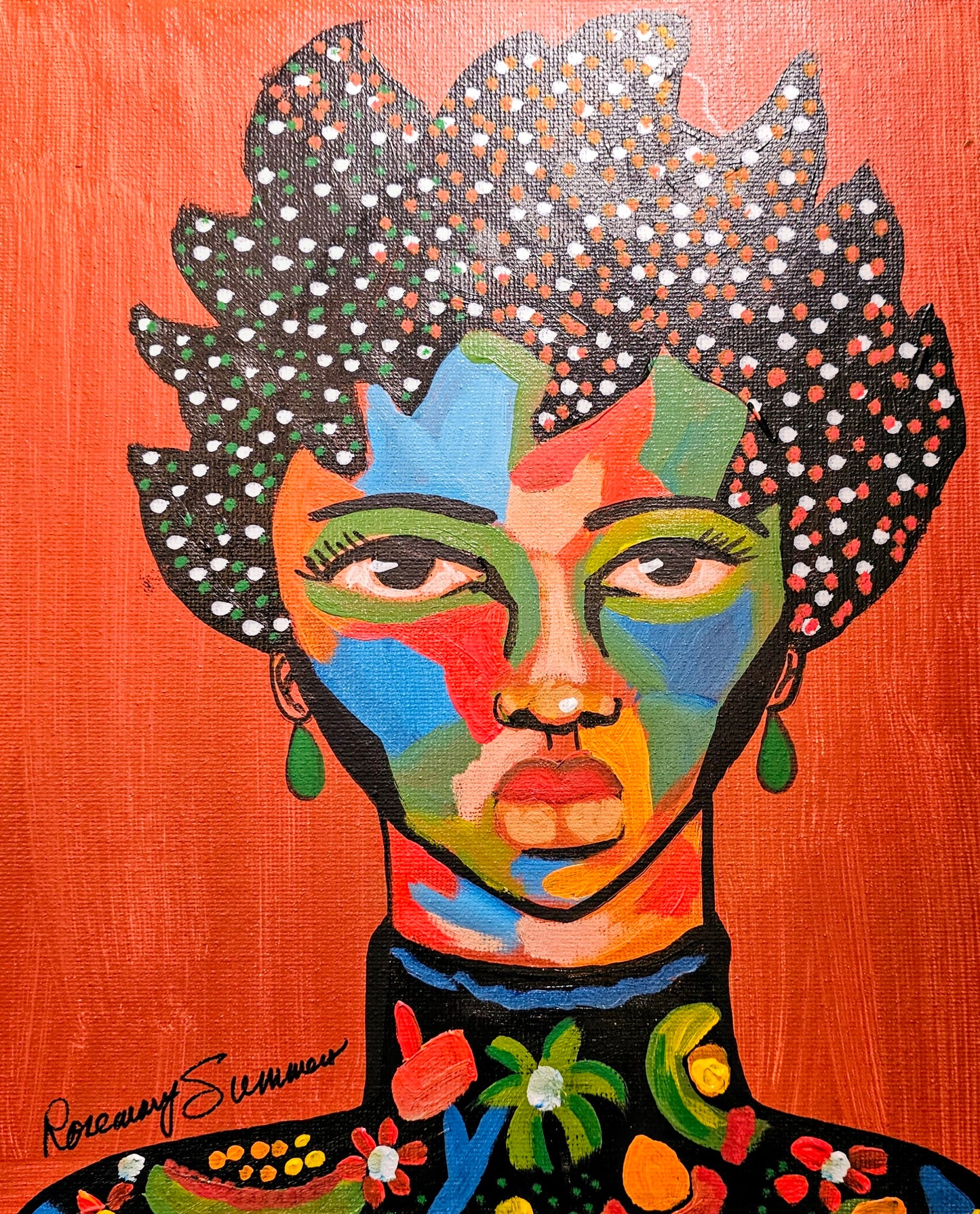 Pretty Gurls #1   8x10 inches on canvas board /acrylic