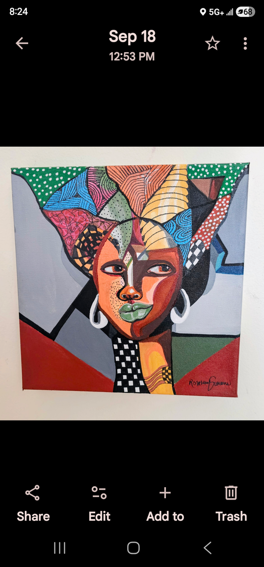 "That's the Way I Feel About It!" 5 x 8 inches /acrylic