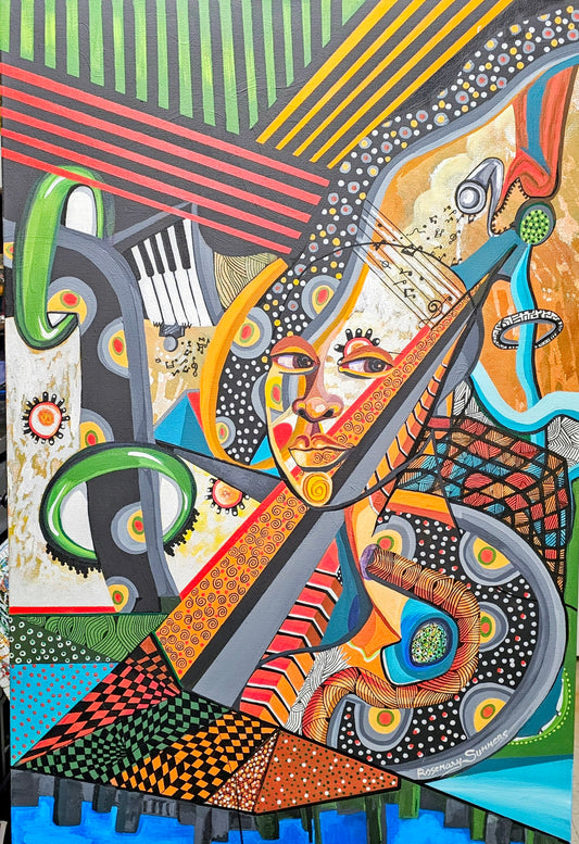 'Treat Me Gently' 24x36x1/acrylic