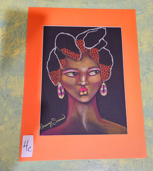 Tignon Woman 1790 Louisiana — “Under the Tignon” Mini Series
Original acrylic, painting on canvas board