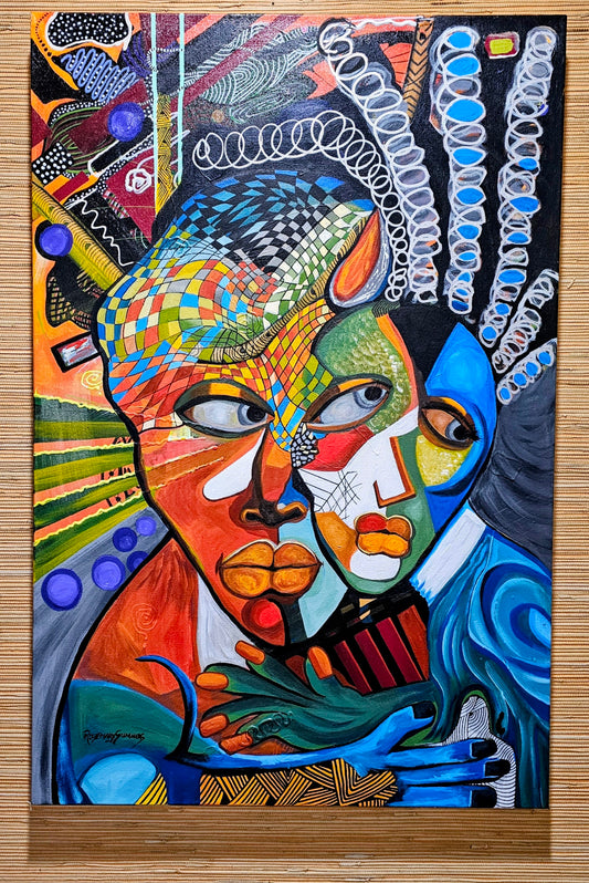 The Architect of Love!  24x36x1 inches/acrylicon canvas