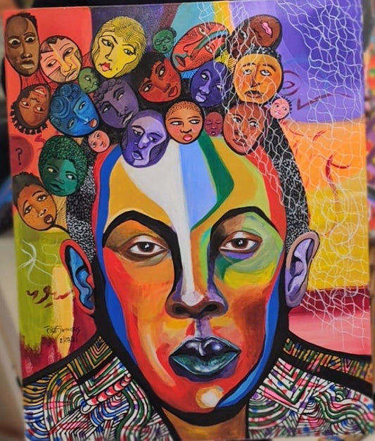 The Patriarch 20x24inches/acrylic