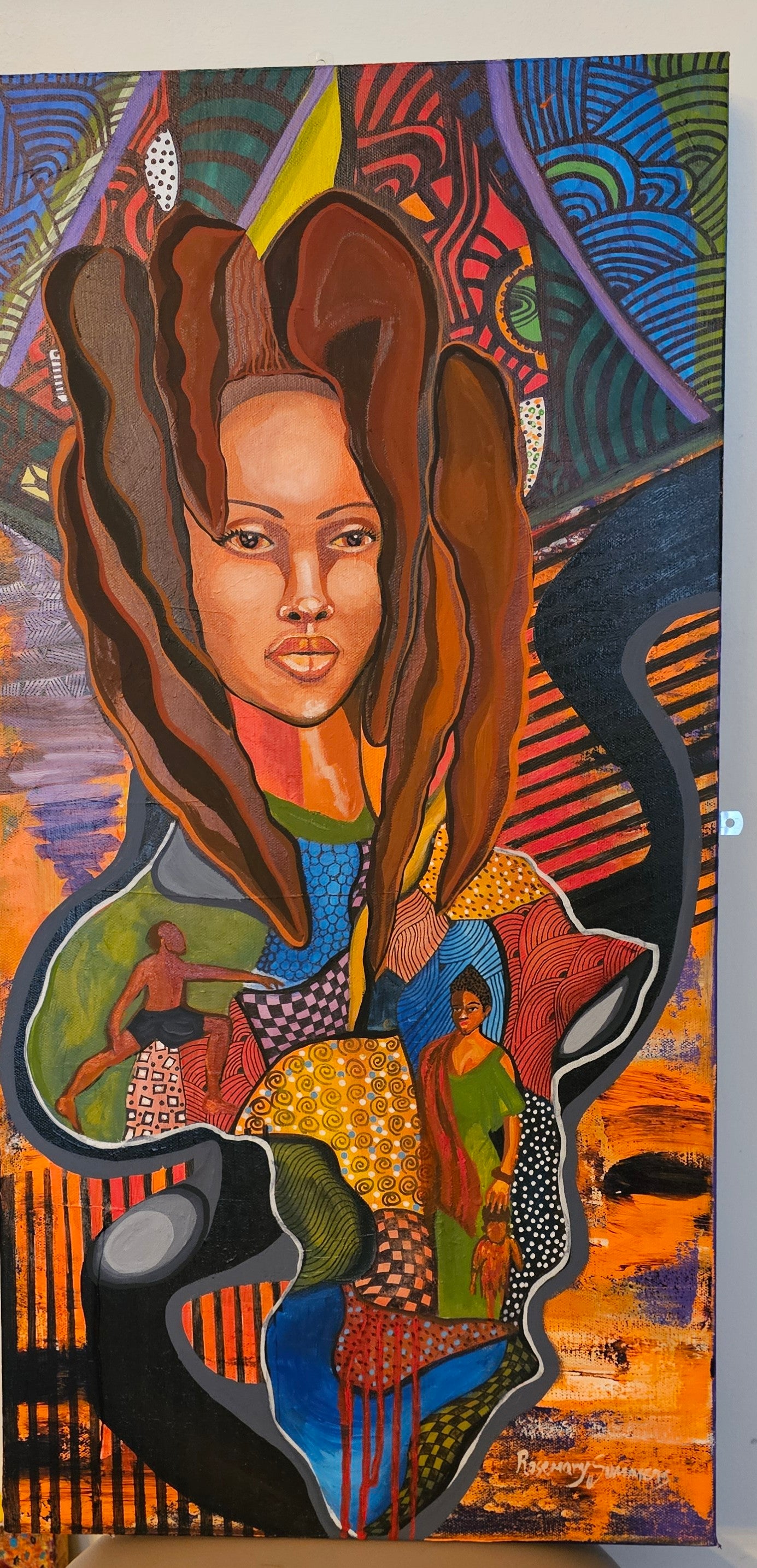 I Have Roots!  Tignon Woman Series 1790 Louisiana