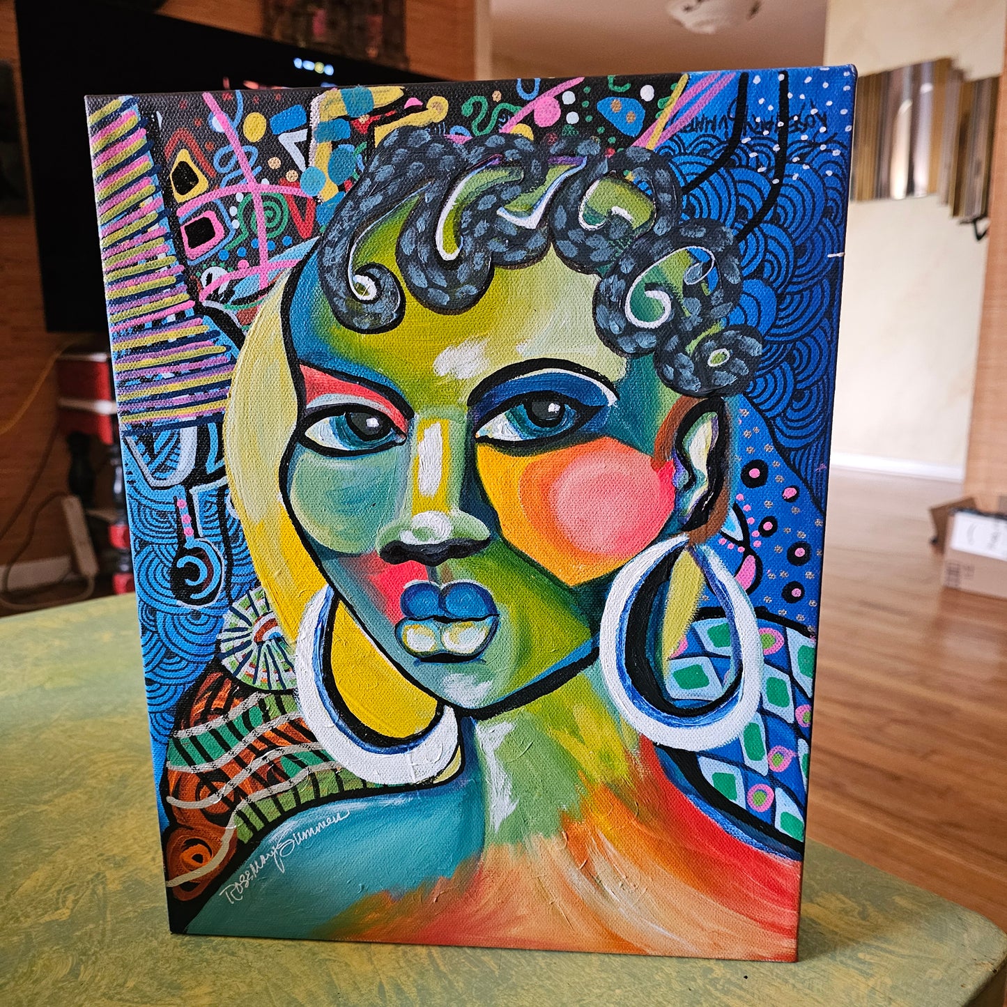 A Made Up Mind! 11x14 inches/acrylic
